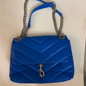 Rebecca Minkoff Vibrant Blue Quilted Shoulder Bag